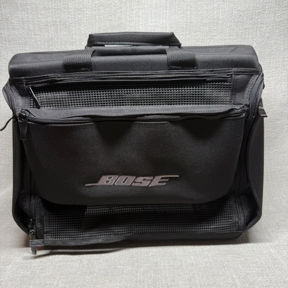 Bose Acoustic Wave II Power Case Black Travel Carrying Bag Shoulder Strap Manual